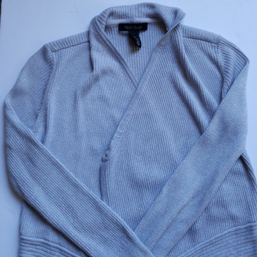 White House Black Market Glitter Cardigan
